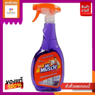 น้ำยาเช็ดกระจก MR.MUSCLE ลาเวนเดอร์ 520 มล.  GLASS CLEANER MR.MUSCLE 520ML