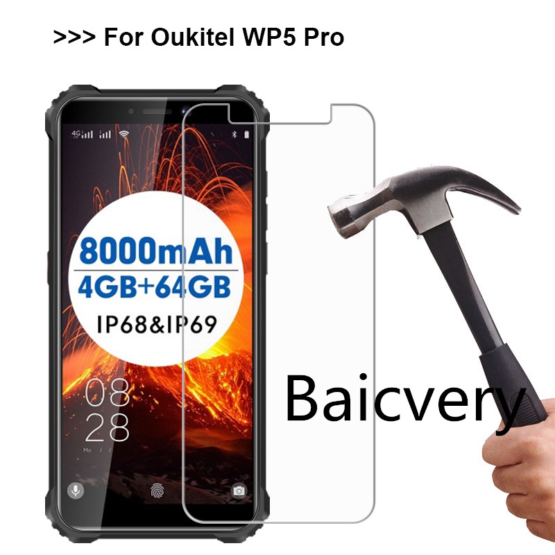 Oukitel WP5 WP5 Pro WP18 WP20 Wp17 WP19 WP20 WP21 WP22 ป้องกันหน้าจอกระจกนิรภัยป้องกันฟิล์ม