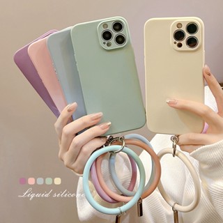 เคสป้องกันโทรศัพท์มือถือซิลิโคน แบบนิ่ม มีแหวน สําหรับ Apple Iphone 13 14 13 12 12promax Xs 11