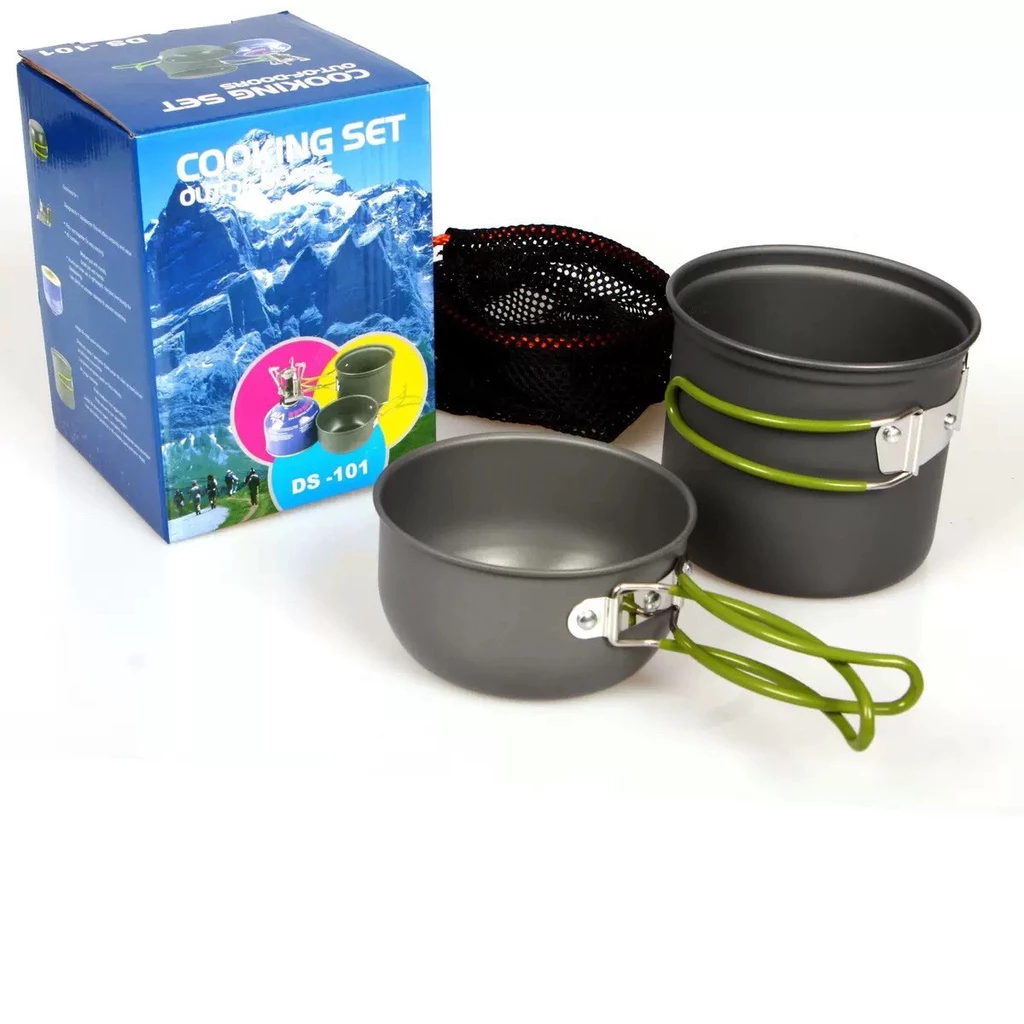 หม้อสนามเดินป่า Camping Hiking Set 2 ใบ
