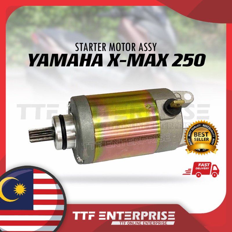 YAMAHA X-MAX 250 STARTER MOTOR ASSY XMAX250 XMAX 250