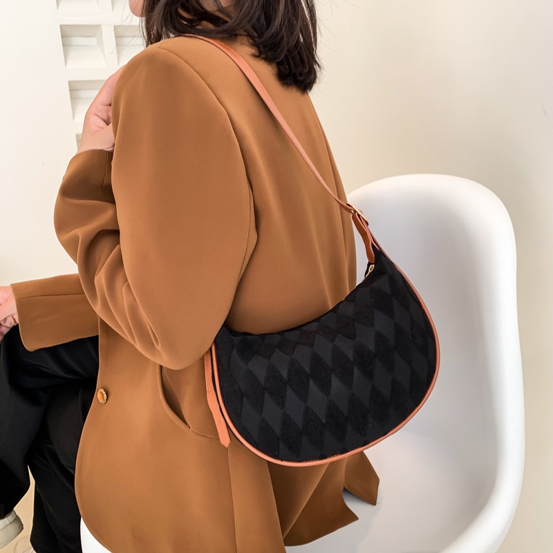 【ราคาเคลียร์】กระเป๋าถือสตรีแฟชั่นใหม่กระเป๋าสะพายไหล่เรียบง่าย - รูปที่ 6