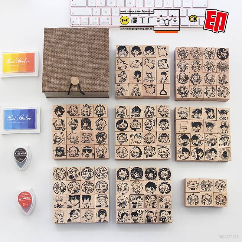 Yyds แสตมป์ตราประทับ ลายการ์ตูนอนิเมะ Demon Slayer SPY FAMILY Genshin Impact Haikyuu น่ารัก สําหรับเก็บสะสม เครื่องเขียน