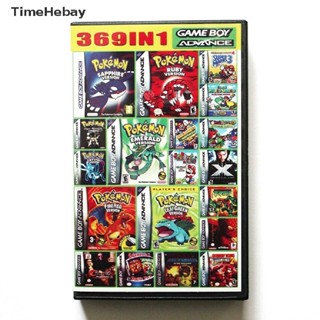 Timehebay 369 In 1 การ์ดตลับหมึก สําหรับ Game Boy Advance GBA SP NDS NDSL English EN