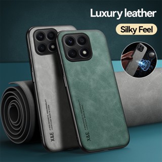 Honer X8a 4G เคสหนังแกะ แม่เหล็ก กันกระแทก ป้องกันกล้อง สําหรับ HonorX8a Honor X8a 4G CRT-LX1 6.7 นิ้ว