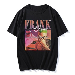 ใหม่ เสื้อยืดผ้าฝ้าย พิมพ์ลายการ์ตูน Frank Shirt Ocean สไตล์วินเทจ โอเวอร์ไซซ์ ใส่สบาย สี่ฤดู สําหรับผู้หญิง และผู้ชาย