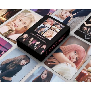 55 ชิ้น / เซต BLACKPINK JISOO JENNIE ROSE LISA การ์ดคอลเลกชันโฟโต้การ์ด แบบสุ่ม