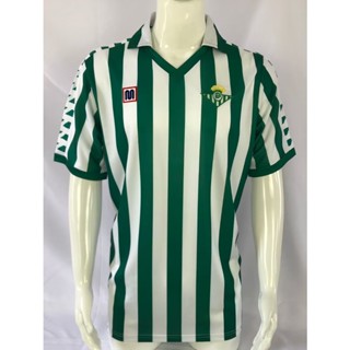 เสื้อกีฬาแขนสั้น ลายทีมชาติฟุตบอล Betis Home 82-85 ไซซ์ S-XXL ชุดเหย้า สําหรับผู้ชาย