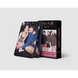 อัลบั้มรูปภาพ BLACKPINK BORN PINK JISOO Solo HD Lomo Card Collection จํานวน 55 ชิ้น ต่อชุด