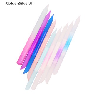 Goldensilver แท่งแก้ว สีเงิน สําหรับทําเล็บ ตัดหนังกําพร้า