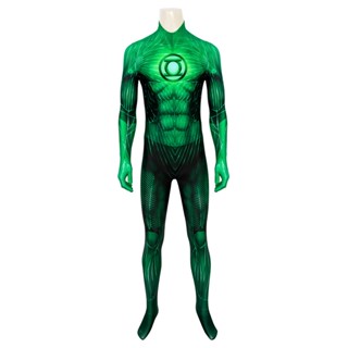 Mantian Justice League Green Lantern ชุดบอดี้สูท คอสเพลย์ Hal Jordan