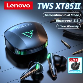 Lenovo หูฟังบลูทูธ TWS หูฟังไร้สาย XT85 หูฟังบลูทูธเกมมิ่ง ความล่าช้าต่ำ 5.3Bluetooth หูฟัง หูฟังเกมมิ่งไร้สาย พร้อมไมค์