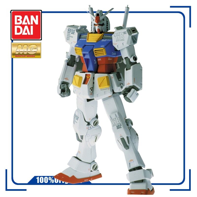 BANDAI MG 1/100 RX-78-2 Ready Player One GUNDAM 2.0 Ver.Ka Assembly Model Action Toy Figures Childre