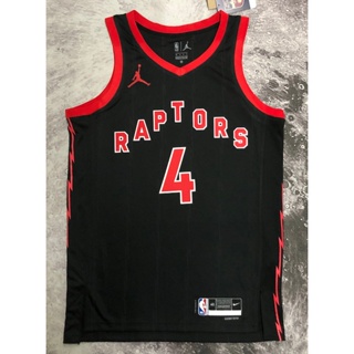 เสื้อกีฬาแขนสั้น ลายทีม nba jersey Toronto Raptors No. 2023 เสื้อกีฬาบาสเก็ตบอล Barnes สีดํา 4 ชิ้น