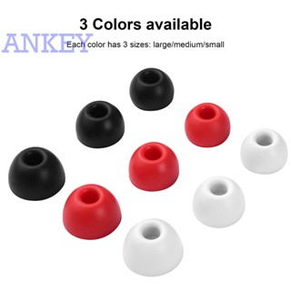 For Beats Studio Buds Silicone Ear Tips Replacement In-Ear Earphone 3 Pairs L M S Eartips Ear Sleeve Headset Ear Cap Earplugs