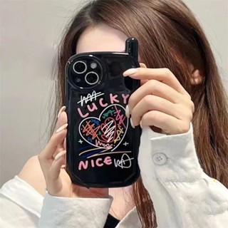 เคสโทรศัพท์มือถือ แบบนิ่ม ลายการ์ตูนกราฟฟิตี้ สไตล์วินเทจ สําหรับ IPhone 11 12 13 14 Pro MAX 14 7 8 Plus X XR XS MAX