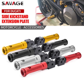 ที่พักเท้า ด้านหน้า และด้านหลัง อุปกรณ์เสริม สําหรับรถจักรยานยนต์ DUCATI MONSTER 659 696 795 796 797 1100/S CNC