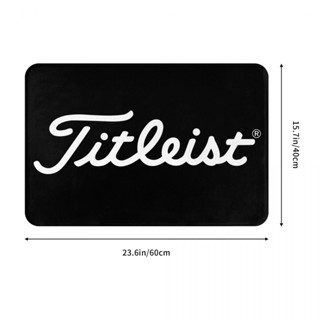 ใหม่ พร้อมส่ง Titleist (1) พรมเช็ดเท้า ผ้าสักหลาด กันลื่น ดูดซับน้ําได้ดี แห้งเร็ว 16x24 นิ้ว สําหรับห้องน้ํา โต๊ะกาแฟ ห้องนั่งเล่น โซฟา ห้องนอน