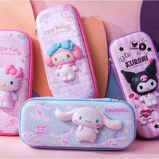 SANRIO กระเป๋าดินสอ หนัง PU ขนาดใหญ่ จุของได้เยอะ เหมาะกับของขวัญเครื่องเขียน สําหรับโรงเรียน และสํานักงาน