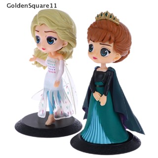 Goldensquare โมเดลฟิกเกอร์ Disney Q Posket Frozen Queen Princess Elsa Anna ของเล่นสําหรับเด็ก 1 ชิ้น