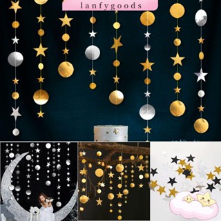 Lanf DIY อุปกรณ์แขวนตกแต่งห้องนอน สีทอง / เงิน / ดำ