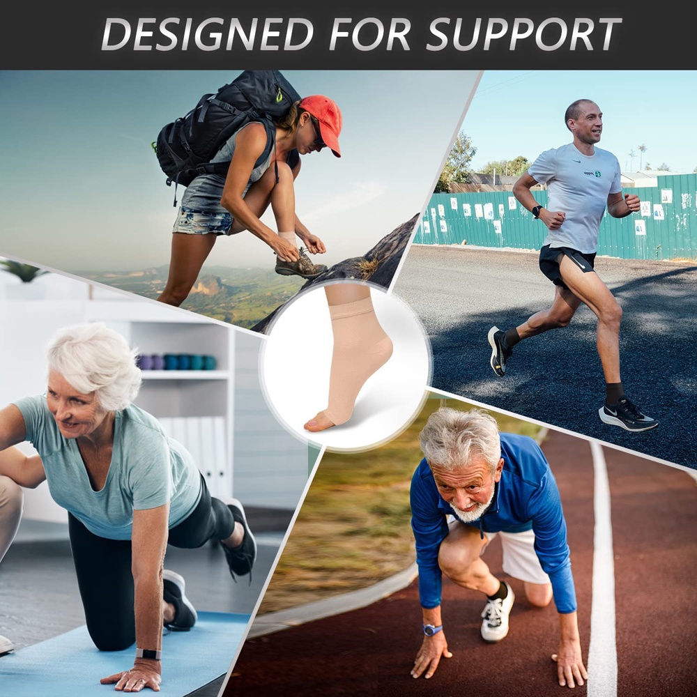 ถุงเท้า บรรเทาอาการปวดข้อเท้า บรรเทาอาการบาดเจ็บ สําหรับผู้ชาย และผู้หญิง 20-30 มม. 1 คู่ - รูปที่ 6