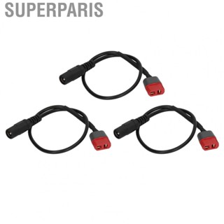 Superparis T Plug To DC Adapter Cable Good Insulation High Temperature Resistant Standard Size T Plug  Charging Adapter Portable