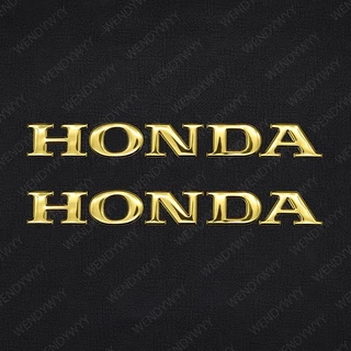 สติกเกอร์โลโก้ Honda 3D ซ้าย ขวา 15x1.8 ซม. กันน้ํา สีแดง สีทองเข้ม สีน้ําเงิน สีดํา สําหรับตกแต่งรถจักรยานยนต์ Honda BEAT Vario 2 ชิ้น