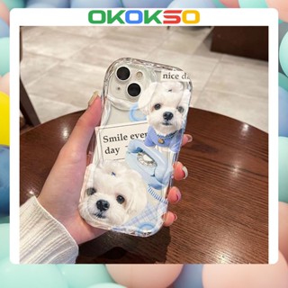 เคสมือถือ แบบนิ่ม ลายการ์ตูนลูกสุนัข ขอบโค้ง กันกระแทก สําหรับ OPPO Reno9 Reno8 Reno7pro reno6 7z 8T 5 R17 A53 A9 2020 4Z 5G F11 A31 A3S A78 A77