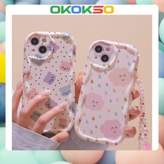 เคสมือถือ แบบนิ่ม ลายการ์ตูนหมี ขอบโค้ง กันกระแทก สําหรับ OPPO Reno9 Reno8 Reno7pro reno6 7z 8T 5 R17 A53 A9 2020 4Z 5G F11 A31 A3S A78 A77