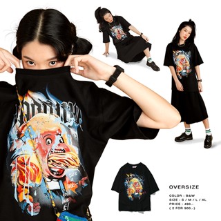 เสื้อยืดพิมพ์ลาย ✧พร้อมส่ง✧ เสื้อยืดโอเวอไซส์"SHOUWA"รุ่น OF