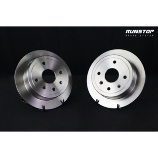 RUNSTOP รันสตอป brake disc จานเบรคหลัง แบบเรียบ ขนาดเดิม258 CHEVROLET รุ่น OPTRA ราคาต่อคู่ เบรก