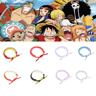 [fabuloushouse] สร้อยข้อมือ ลายลิง D Luffy Ace Shanks Jinbei Roronoa Zoro อุปกรณ์เสริม