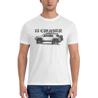 ใหม่ล่าสุด เสื้อยืด ผ้าฝ้าย พิมพ์ลายรถยนต์ Fj Cruiser Suv สําหรับผู้ชาย