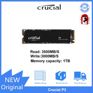 โซลิดสเตทไดรฟ์ Crucial P3 SSD M.2nvme สําหรับแล็ปท็อป