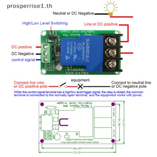 [PPTH] โมดูลรีเลย์ 1/4 ช่อง 30A พร้อมออปโต้คัปเปลอร์แยก 5V 12V รองรับโมดูลรีเลย์ทริกเกอร์ระดับสูง ต่ํา [MOTOR]