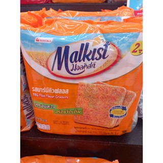 มอลคิสท์ รสบาร์บีคิวฟลอสปลื้มกรอบอร่อยจัดเต็ม 18g แพค 24 ซอง Malkist BBQ Floss flavor, crispy, delicious, full of flavo