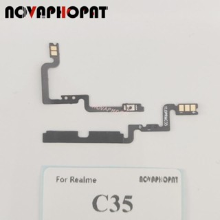 Novaphopat สายแพปุ่มเปิดปิดเสียง สําหรับ Realme C35