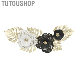 Tutoushop Nordic Luxury Wall Metal Pendant Innovative Iron Wall Flower Decoration Home New