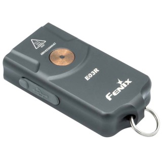 ไฟฉาย Fenix ​​E03R USB-C ไฟ LED แบบชาร์จไฟได้ - 260 Lumens - ใช้ชุดแบตเตอรี่ Li-Poly 200mAh ในตัว