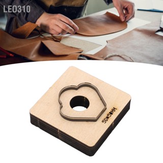 Leo310 หนังตัด Die Petal รูปร่าง 50x50 มม. ความแข็งสูงโลหะผสมเหล็ก DIY เจาะแม่พิมพ์สำหรับผ้าดินกระดาษแข็ง