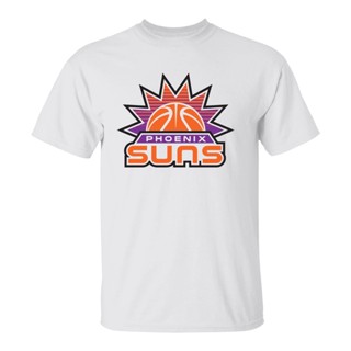 เสื้อยืดคอกลม ผ้าฝ้าย 100% พิมพ์ลาย Camiseta Suns PHX สําหรับผู้ชาย xs-3xl