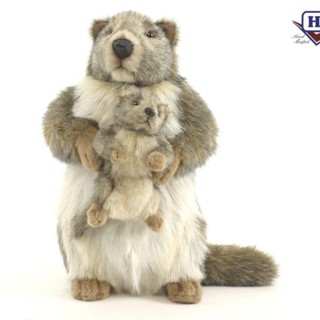 4162 ตุ๊กตามาร์มอต Marmot with a Pup