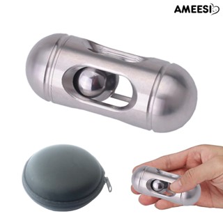 Ameesi Pocket Fidget Clicker แคปซูลโลหะ แบบพกพา ของเล่นบรรเทาความเครียด