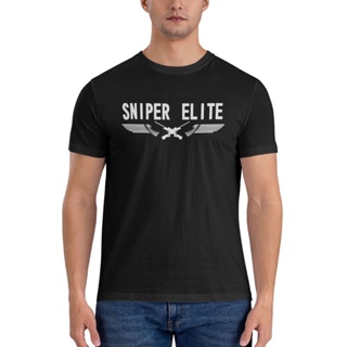 เสื้อยืดลําลอง แขนสั้น พิมพ์ลายทหาร Sniper Elite 1 ลดราคาครั้งใหญ่