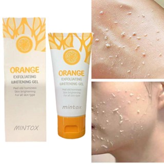 Orange Exfoliating Gel เจลขัดผิว ให้ความชุ่มชื้น ไวท์เทนนิ่ง ทําความสะอาดสิว สิวหัวดํา ครีมขัดผิวหน้า 50 กรัม