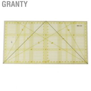 Granty Quilt Ruler  Multifunction Reusable Sewing Ruler Lightweight Transparent Acrylic  for