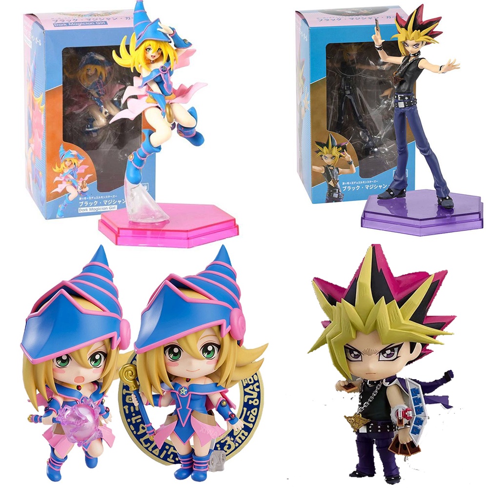 Yu-gi-oh! โมเดลฟิกเกอร์ Pvc Duel Monstros Yami Yugi Mana Dark Magician Girl Nendoroid ของเล่นสะสม สํ