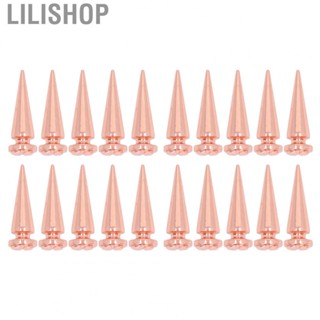 Lilishop Clothing Rivets  Copper Iron 20Pcs Spike Rivet  for DIY