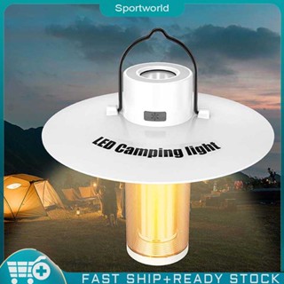 Sportworld 【พร้อมส่ง】โคมไฟ LED กันน้ํา พร้อมแบตเตอรี่ 2000mAh และความสว่าง 320LM 5 โหมด และ Type-C ชาร์จ USB